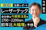 ［動画］決算レポート：レーザーテック（会社側は今期受注高を1700～2200億円、前年比大幅増と予想）