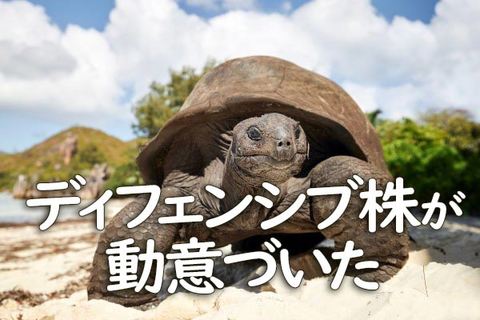 ディフェンシブ株が動意づいた
