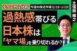 ［動画］【テクニカル分析】今週の株式市場 過熱感帯びる日本株は「ヤマ場」を乗り切れるか？＜チャートで振り返る先週の株式市場と今週の見通し＞