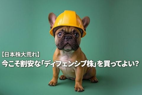 【日本株大荒れ】今こそ割安な「ディフェンシブ株」を買ってよい？