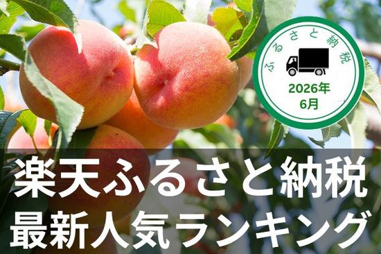 ［ふるさと納税］5年連続総合1位！人気の桃が約2kg！2026年6月の人気返礼品トップ10-6/24時点