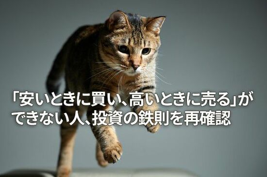 「安いときに買い、高いときに売る」ができない人、投資の鉄則を再確認（窪田真之）