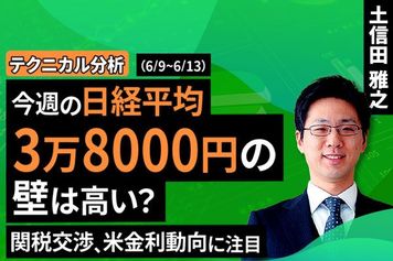 ［動画で解説］【テクニカル分析】今週の株式市場 相場の改善ムードのウラに潜む波乱要因～来週にかけて重要イベントが相次ぐ～＜チャートで振り返る先週の株式市場と今週の見通し＞