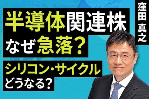 ［動画］半導体関連株、なぜ急落？​シリコン・サイクル、どうなる？