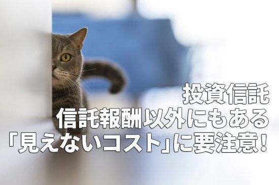 投資信託、信託報酬以外にもある「見えないコスト」に要注意！（窪田真之）
