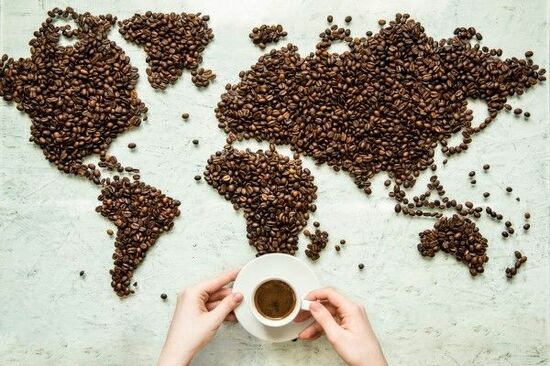 コモディティ☆クイズ【9】「コーヒー関連国（地図付）」の世界シェアは？