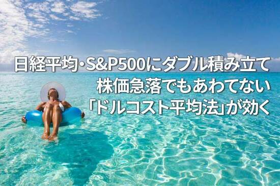日経平均・S＆P500にダブル積み立て：株価急落でもあわてない、「ドルコスト平均法」が効く（窪田真之）