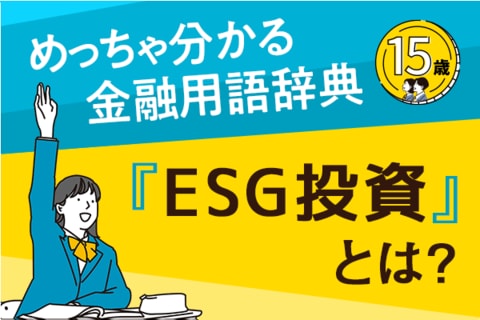 「ESG投資」とは？ーめっちゃ分かる！金融用語辞典ー