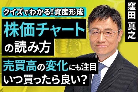 ［動画で解説］株価チャートの読み方、売買高の変化にも注目。いつ買ったら良い？【クイズでわかる！資産形成】