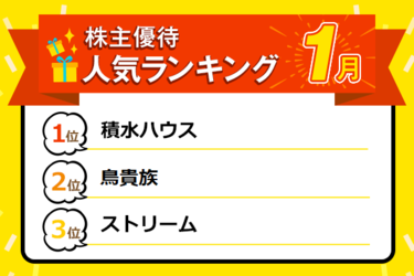 株主優待人気ランキング21年1月 新米 食事 買物券 自社飲料6 000円相当 こだわり系優待が多数 トウシル 楽天証券の投資情報メディア