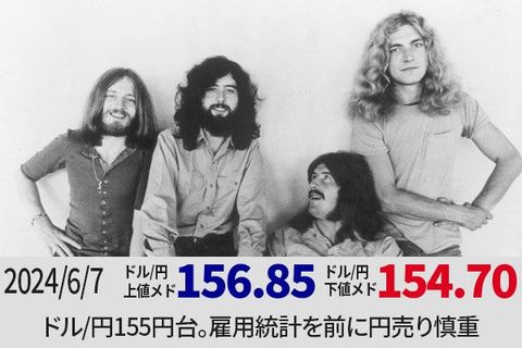 ドル/円155円台で上値重そう。雇用統計を前に円売り慎重
