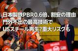 日本製鉄PBR0.6倍、割安の理由。門外不出の最高技術でUSスチール再生？重大リスクも（窪田真之）