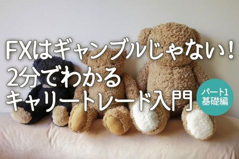 FXはギャンブルじゃない！2分でわかるキャリートレード入門　パート1 基礎編
