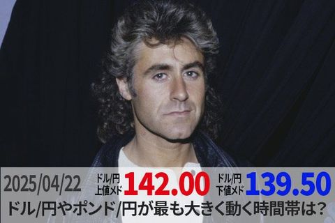 ドル/円やポンド/円が最も大きく動く時間帯は？