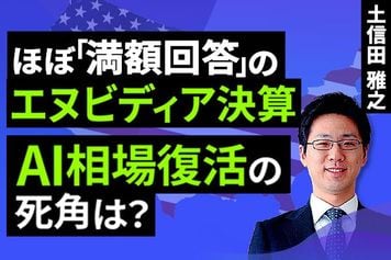 ［動画］ほぼ「満額回答」のエヌビディア決算AI相場復活の死角は？
