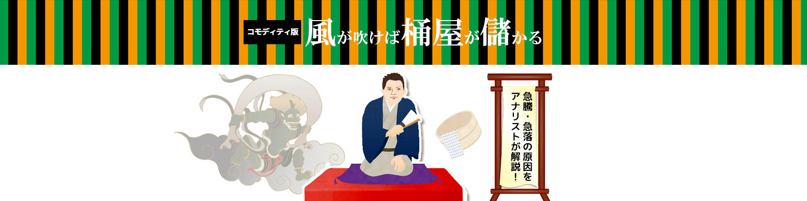 コモディティ版　風が吹けば桶屋が儲かる