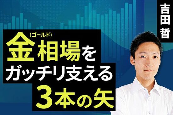 ［動画で解説］金（ゴールド）相場をガッチリ支える三本の矢