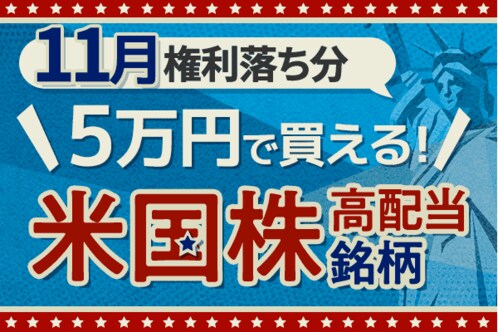 NYダウ最高値更新!ジョンソン・エンド・ジョンソン、シティグループなど、5万円で買える米国高配当株5選!2024年11月権利落ち分を解説