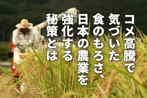 コメ高騰で気づいた食のもろさ、日本の農業を強化する秘策とは（窪田真之）