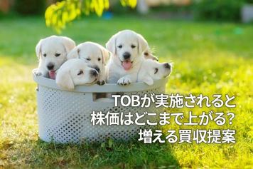 TOBが実施されると、株価はどこまで上がる？増える買収提案