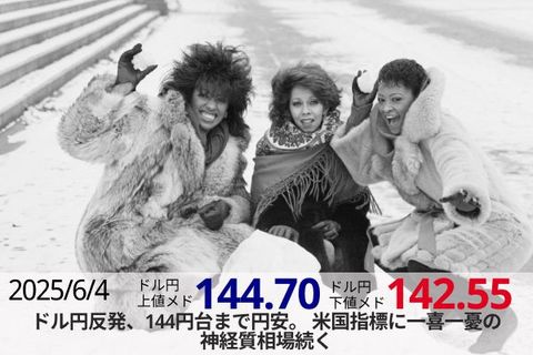 ドル/円反発、144円台まで円安。米国指標に一喜一憂の神経質相場続く