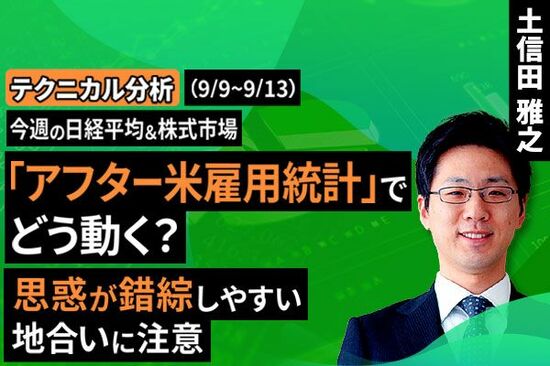 ［動画で解説］今週の株式市場　「アフター米雇用統計」でどう動く？～思惑が錯綜しやすい地合いに注意～＜チャートで振り返る先週の株式市場と今週の見通し＞