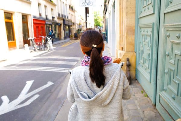 なんだかおしゃれに見える街並み　写真