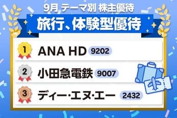 航空券50％オフ！私鉄無料乗車券！コンサートに招待！…レジャーをお得に楽しむ「体験型優待」厳選8銘柄【9月株主優待】