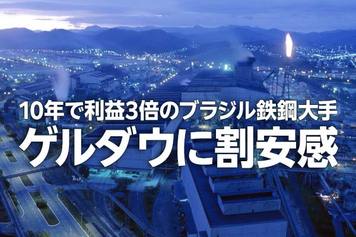 ブラジル鉄鋼大手ゲルダウに割安感、10年で利益3倍(西 勇太郎)