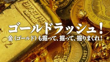 ゴールドラッシュ！金（ゴールド）も掘って、掘って、掘りまくれ！