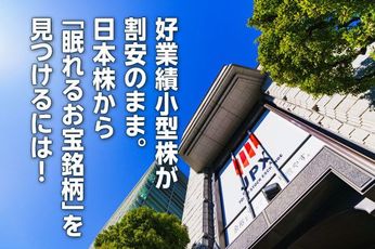好業績小型株が割安のまま。日本株から「眠れるお宝銘柄」を見つけるには（窪田真之）