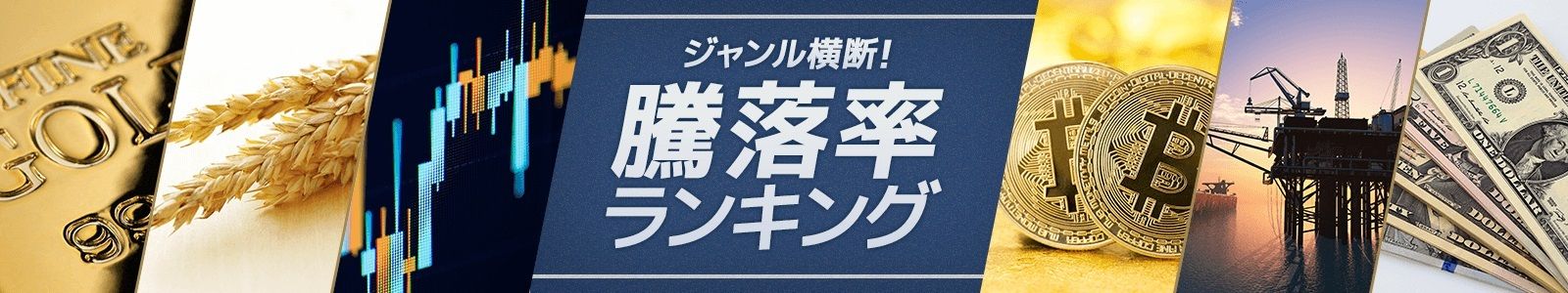 ジャンル横断・騰落率ランキング