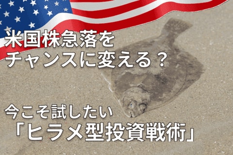 米国株急落をチャンスに変える？今こそ試したい「ヒラメ型投資戦術」
