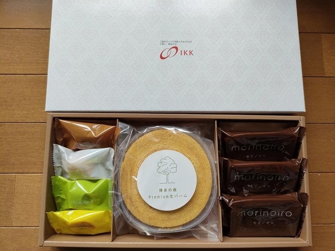 アイ・ケイ・ケイホールディングスの優待でもらえる自社特選品（菓子）